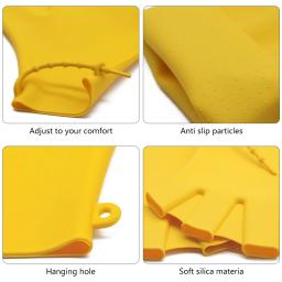 Luvas de Treinamento de Resistência à Água para Crianças e Adultos Luvas De Natação Webbed Luvas De Silicone Luva De Mergulho De Natação Luvas De Treinamento De Natação - Image 4