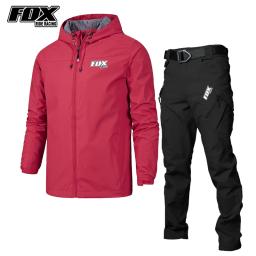 FOX RIDE impermeável ciclismo equipe jaqueta para homens, MTB roupas, jaqueta de bicicleta, estrada montanha bicicleta blusão, moto jaquetas, 2022 - Image 6