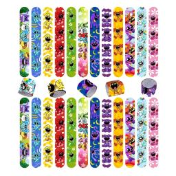 Sorrindo Porcos Snap Pulseiras para Crianças, Pinata Toy Loot Bag Fillers, Slap Wristband, Favores De Festa De Aniversário, Presentes, 10 Pcs, 30 Pcs - Image 5