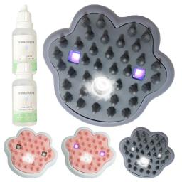 Escova UV para cão e gato, pente de massagem, spray elétrico de água, silicone macio, depilação flutuante, acessórios para gato - Image 1