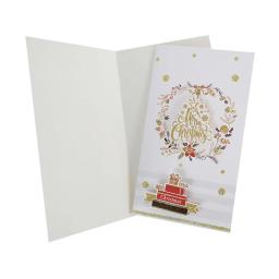 8 pçs/lote feliz natal cartões com envelope convites de natal ano novo cartão postal natal feriado festa suprimentos - Image 4