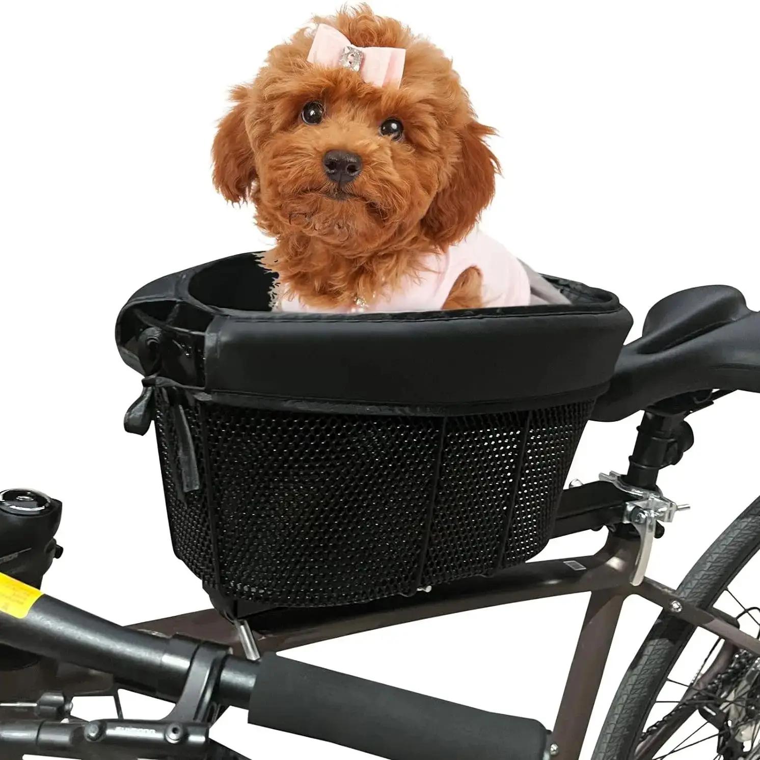 Ajustável Safety Strap Pet Basket, Dog Basket, Carregando Suprimentos, Cães Pequenos e Gatos, Até 15lbs - Image 1
