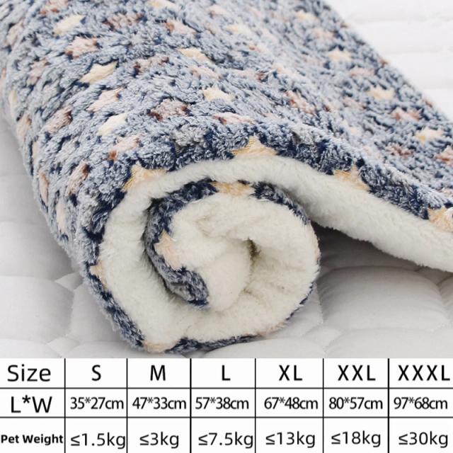 Cama Aconchegante em Fleece para Cães e Gatos - Almofada Espessada e Lavável, Ideal para o Conforto do Seu Pet