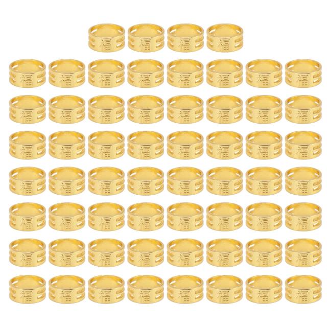 Dedais de Costura Artesanais: Luxuosos Protetores de Dedo Acolchoados e Bordados em Metal Dourado