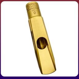 Profissional saxofone metal bocal, sax boca pedaços, chapeamento de ouro, tenor, soprano, Alto, acessórios, tamanho 5, 6, 7 - Image 5
