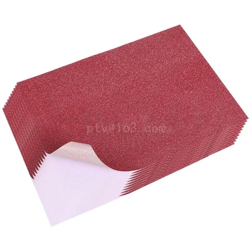 Adesivos autoadesivos papel cartolina com glitter para projetos arte scrapbooking DIY, criando adesivos cartões - Image 1