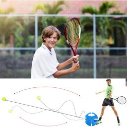 Tênis Rebound Equipamento Treinador para Iniciantes, Iniciante Rebounder Raquete, Nylon Solo Training, Crianças Prática Individual - Image 6