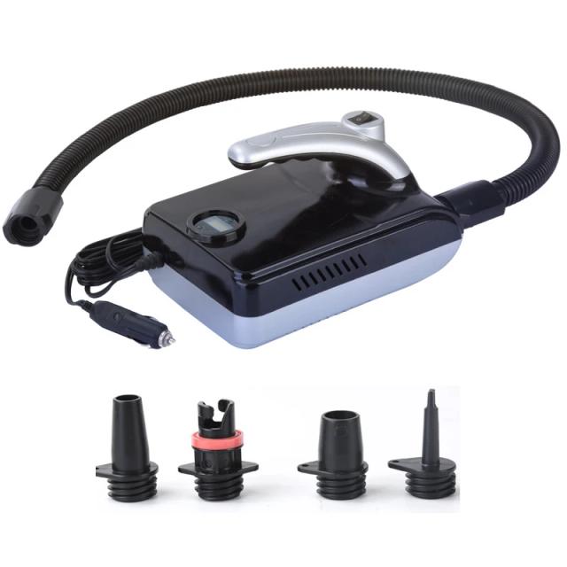 Bomba de Ar Elétrica SUP para Barcos e Pranchas - Compressor de Alta Pressão até 20PSI para Pneus, Colchões e Pranchas de Surf