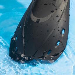 Short Blade Fins Flippers para adultos, bolso leve com pé cheio, tamanho de viagem, mergulho, mergulho - Image 5
