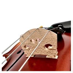 Conjunto de 5 peças de maple/ébano/jacarandá, 4/4 3/4 1/2 1/4 1/8, peças para violino e violino, acessórios - Image 3