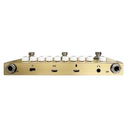 Pedal recarregável de madeira multi efeitos, guitarra acústica, gravação, função de interface de áudio Cuvave Pedal para baixo elétrico - Image 4