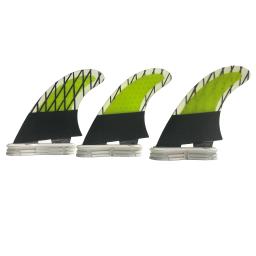 Conjunto de aletas de prancha de fibra de carbono, Tri Fins, RISECE FCS 2 Surf, G3 G5 G7 S M L Tamanho, 3 peças por conjunto - Image 4
