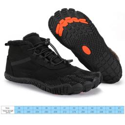 Botas de trekking altas para homens e mulheres, tênis antiderrapantes, botas de escalada resistentes ao desgaste ao ar livre, trekking descalço, botas de inverno - Image 6