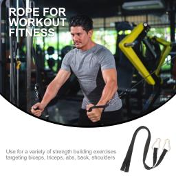 Voltar Exercício Puxar Cabos, Ginásio Cinto De Extensão, Aderência Esportes, Máquinas De Treinamento Cordas, Nylon Alças Anexo, 2 Pcs - Image 2