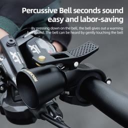 ROCKBROS Bicicleta Sino de Cobre Inoxidável Guidão Buzina de Bicicleta Anel de Aviso Ciclismo Som Nítido Alarme de Bicicleta Sino Acessórios de Bicicleta - Image 4