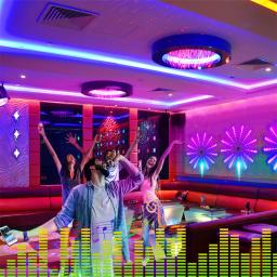 Fogos de artifício led luzes tira rgb meteoro firework lâmpada bluetooth controle app para festa de natal casamento quarto decoração da parede - Image 5