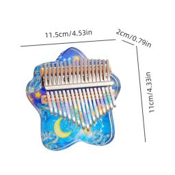 17 tons kalimba piano polegar, piano de cristal transparente, instrumento musical, presente do feriado - Image 5