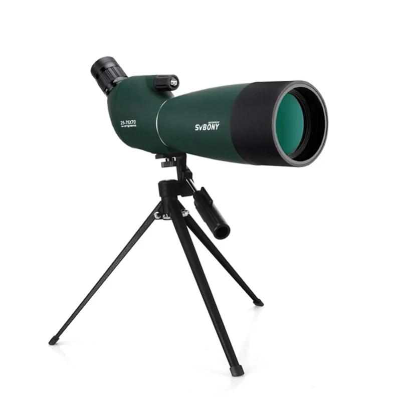 Svbony SV28 PLUS, 25-75x70 Telescópio à Prova d'Água com Tripé - Equipamento para Acampamento, Tiro ao Alvo, Observação de Aves e Astronomia telescópio monocular para celular de alta potência - Image 1