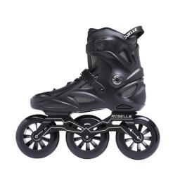 Original ROSELLE RX6 Patins De Velocidade Skate Em Linha Rua 3X110mm Rodas Quadro Luta Corrida Grande Roda Rápido Patins Única Linha - Image 2