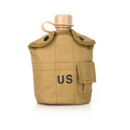 Garrafa de água ao ar livre de alumínio, Chaleira tática, Bolsa de bolso, Caminhadas e Camping Chaleira, Capa - Image 4