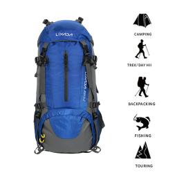Lixada impermeável Desporto Mochila, Outdoor Escalada Mochila, Montanhismo Caminhadas Mochilas, Molle Camping Bag, 6 cores, 50L - Image 3
