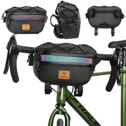 Portátil Multifuncional Bicicleta Guiador Bag, Quadro Pannier, Bolsa de Ombro, Acessórios Da Bicicleta, 3L, Reflexivo, Universal - Image 3