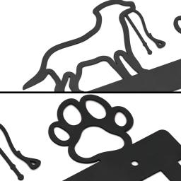 Gancho de parede para animais de estimação, trela durável para cães, porta-roupas para cães e gatos, porta-chaves, organizador de casacos, ganchos, acessórios para animais - Image 3