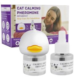 Líquido Calmante Elétrico com Estabilização de Emoção, Anti-Stress, Aquecimento Elétrico, Gato, 1 Difusor, 2 Líquido - Image 1