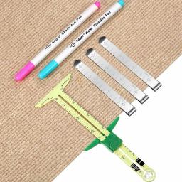 Régua de alta qualidade com NANCY Medição Ferramenta De Costura, 5 em 1 Costura Medidor Patchwork Tool, Régua Tailor Acessórios, Uso Doméstico - Image 6