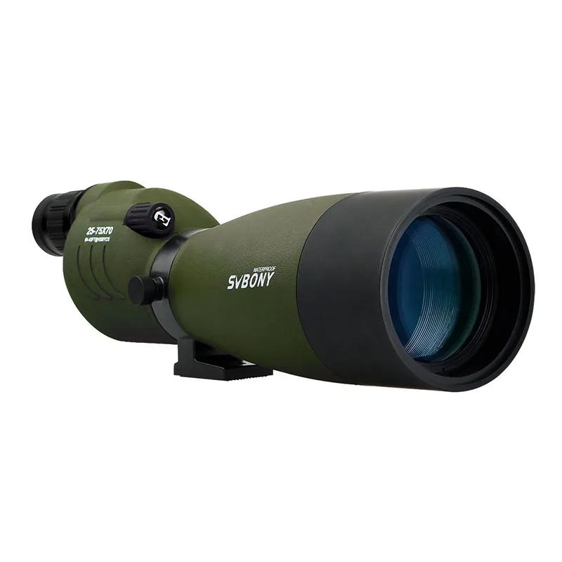 SVBONY-Telescópio Zoom impermeável, SV17, 25-75x70 Spotting Scope, Spyglass, FMC BAK4 Prisma, poderoso monocular, binocular para o alvo - Image 1