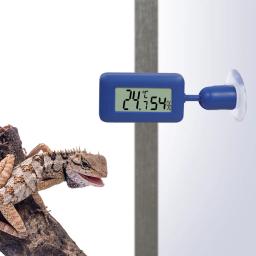 Digital réptil termômetro higrômetro com ventosa medidor de umidade temperatura para terrário réptil acessórios - Image 4