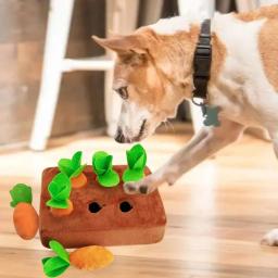 Quente puxando rabanete jardim pai-filho interação brinquedos criança brinquedos educativos cão de estimação mastigar brinquedo puxar para cima cenouras brinquedo de pelúcia cenoura - Image 5