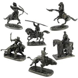 Metal Cavaleiros Medievais para Homens, Centauro do Exército, Cavalaria Soldado Estatuetas, Miniaturas, Cobre, Presentes, Enfeites de Carro, Decorações, Artesanato - Image 1
