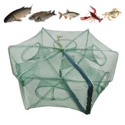 Rede de pesca automática portátil, dobrável, captura iscas de peixe, armadilha para peixes, camarão, minnows, caranguejo, armadilhas de malha, acessórios de pesca - Image 1