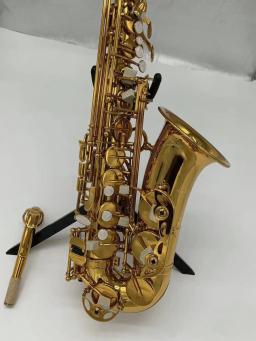 Clássico Saxofone Alto Professional, Ouro Mark VI Flat E chave, instrumento de Jazz clássico, grau profissional - Image 1