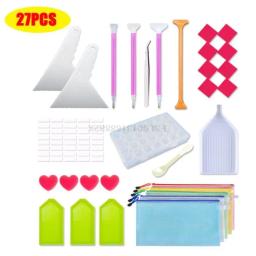 DIY Pintura Diamante Ponto Cruz Artesanato Ferramenta, Art Bordado Fitting Kit, Roller Press Drill Aplicador Artefato - Image 2