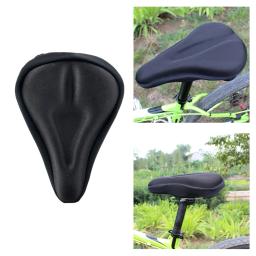 Capa de assento de bicicleta acolchoada, gel largo, almofada macia, almofada do assento da bicicleta do exercício, espuma larga, peças confortáveis do sela - Image 4