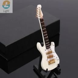 Mini guitarra elétrica com estojo e suporte, Decoração modelo, Instrumentos musicais - Image 6