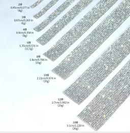 Auto adesivo cristal strass adesivo, fita de diamante, strass DIY para artesanato, evento DIY, carro, decoração do telefone - Image 5