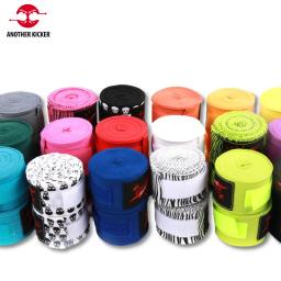 Cotton Boxing Sports Strap, Envoltórios de mão, Suporte de pulso, Stripe Skull, Muay Thai Bandagens, Kick Boxing, MMA, 2 rolos, 3 m, 5m - Image 2