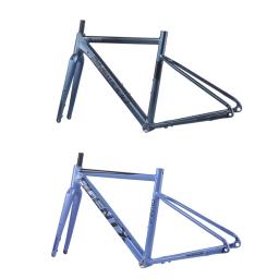 Agentx 700c quadro de bicicleta estrada ultraleve liga alumínio roteamento interno mountain bike 142x12mm através do eixo racetrack quadro da bicicleta - Image 5