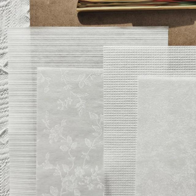 Papel A5 Fino e Translúcido para Artesanato e Origami - Pacote com 20 Folhas