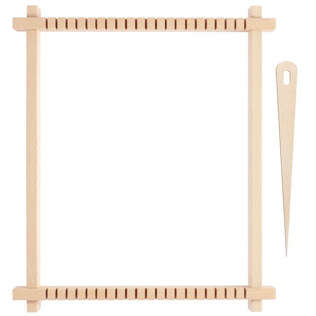 Kit Completo de Tecelagem em Madeira com Agulha Grande para Tricô Manual e Projetos DIY Multi-Artesanato