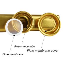 Metal Kazoo Instrumentos Musicais com Tubo de Papel, Simples e Fácil de Aprender, Flauta Film Presente, 20 Pcs - Image 3
