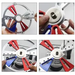 Carpintaria máquina de corte fresagem slot de cabeça para baixo guia apoio gravura corte buraco base chanfradura universalmente base - Image 6