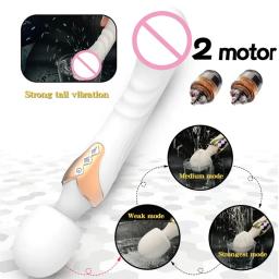 Vibradores Realistas Urethra Brinquedos para Adultos, Punhos Vibradores Femininos, Máquinas Sexuais, Jogos Eróticos, Brinquedos Sticks, Suprimentos Adultos, 18 W - Image 1