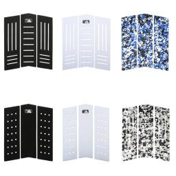 Almofadas de Tração Prancha, Anti-Slip, Frente, Cauda Pad, Se Fits All Surfing, Skimboard Deck, EVA, 3 Pcs - Image 2