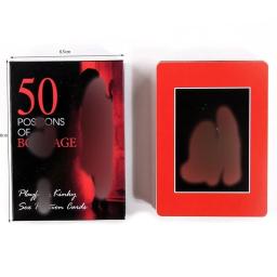 Jogo de cartas para adulto, 50 tipos de baralho de pôquer, Play Bedroom Commands, Dia dos Namorados, Festa de casais, Naughty Gift - Image 6