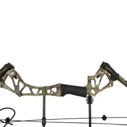Kit para adultos, polia composta, arco e flecha, 15-70lbs, ajustável, fibra de carbono, caça, esportes ao ar livre, tiro, alta qualidade - Image 3