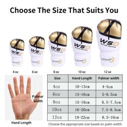 Luvas de Boxe Profissionais para Homens e Mulheres, Treinamento, Luta, Couro PU, Respirável, Karatê, Kickboxing, Muay, 10, 12oz - Image 6